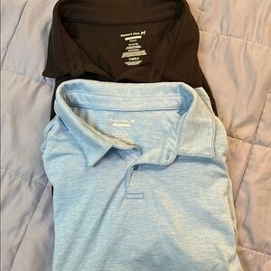 Sam’s Club members mark boys Polo Shirts in Black and Light Blue- XL (14-16)